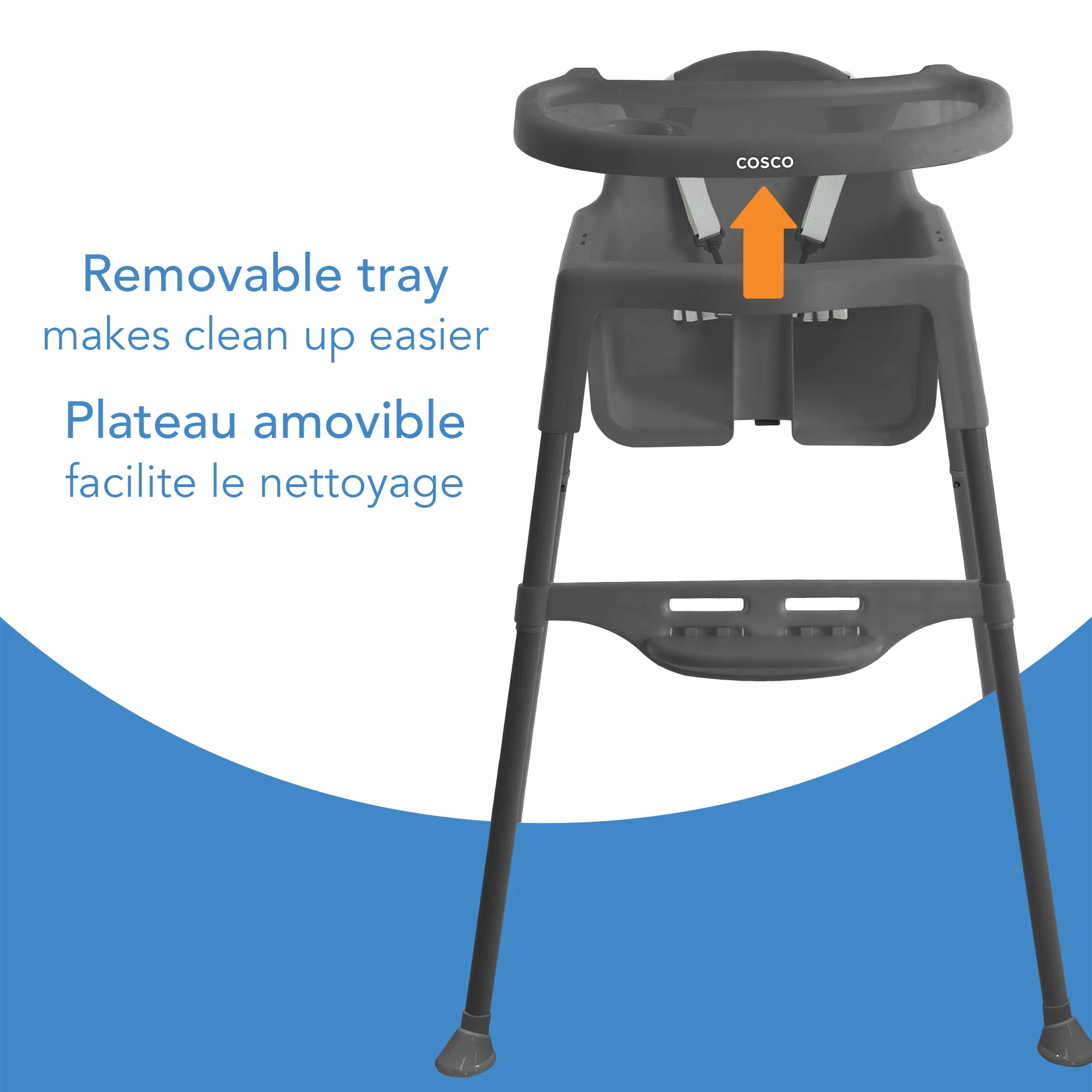 Chaise Haute Cantine - Gris – Image 7