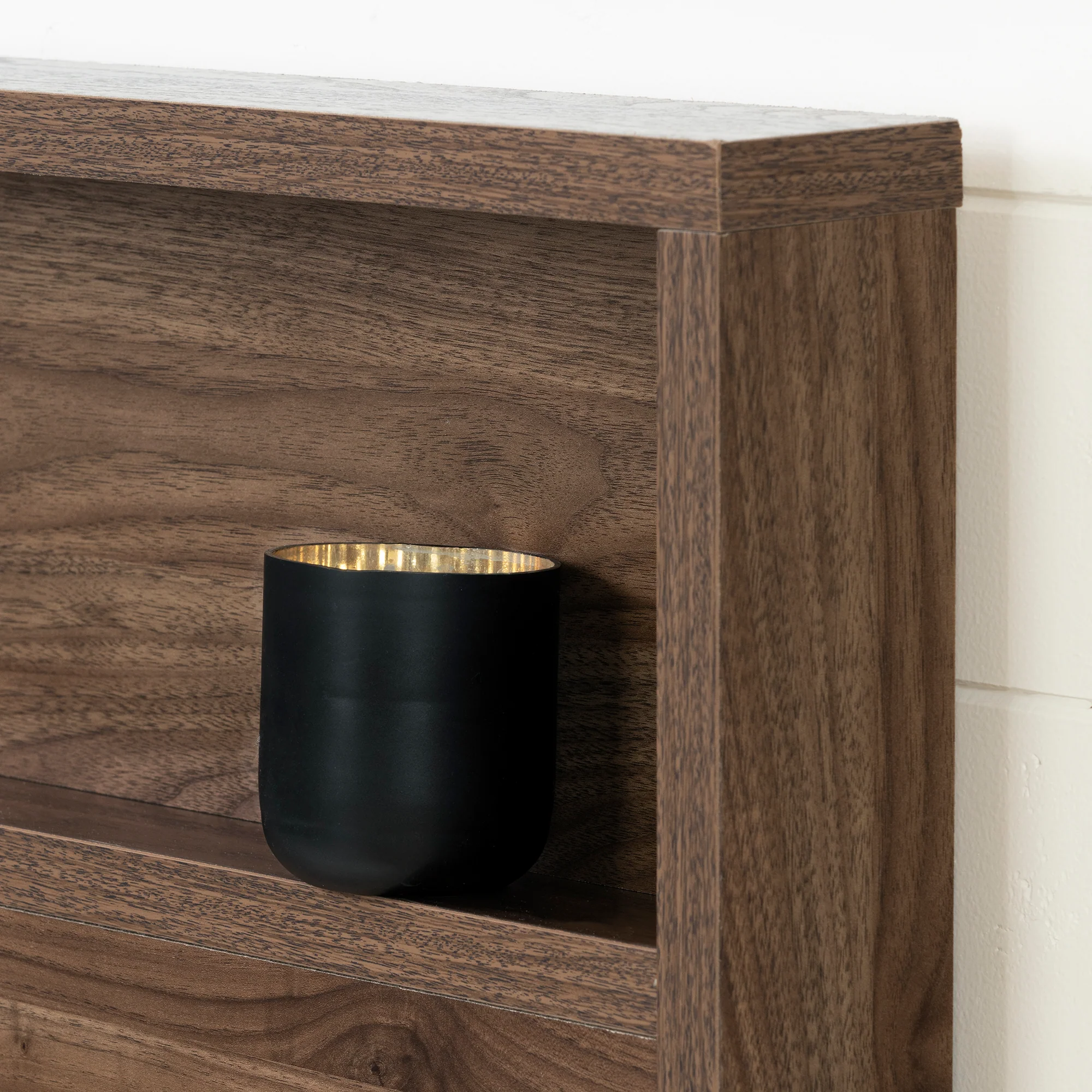 Tête de lit avec tablette double/queen 54"/60" Tao - Noyer naturel – Image 5