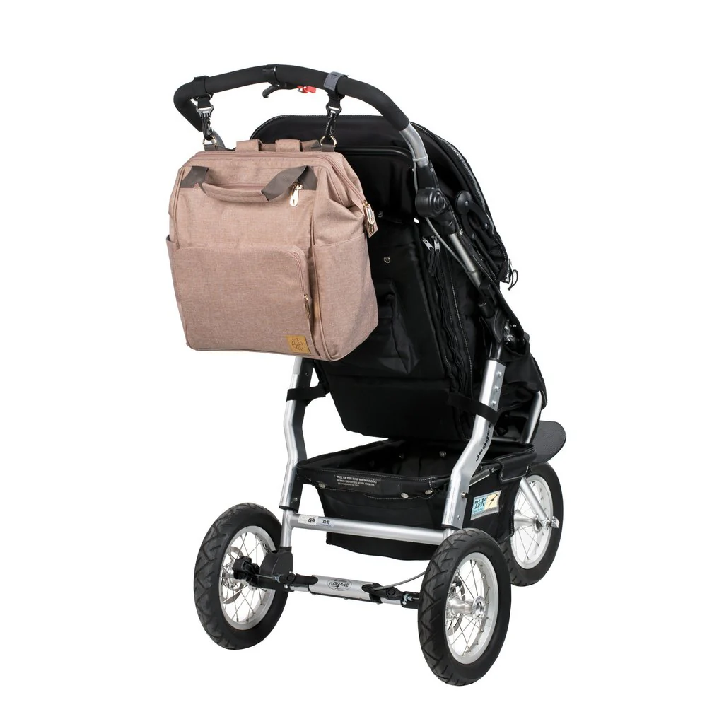 Sac à dos Glam Goldie - Beige Boucle – Image 5