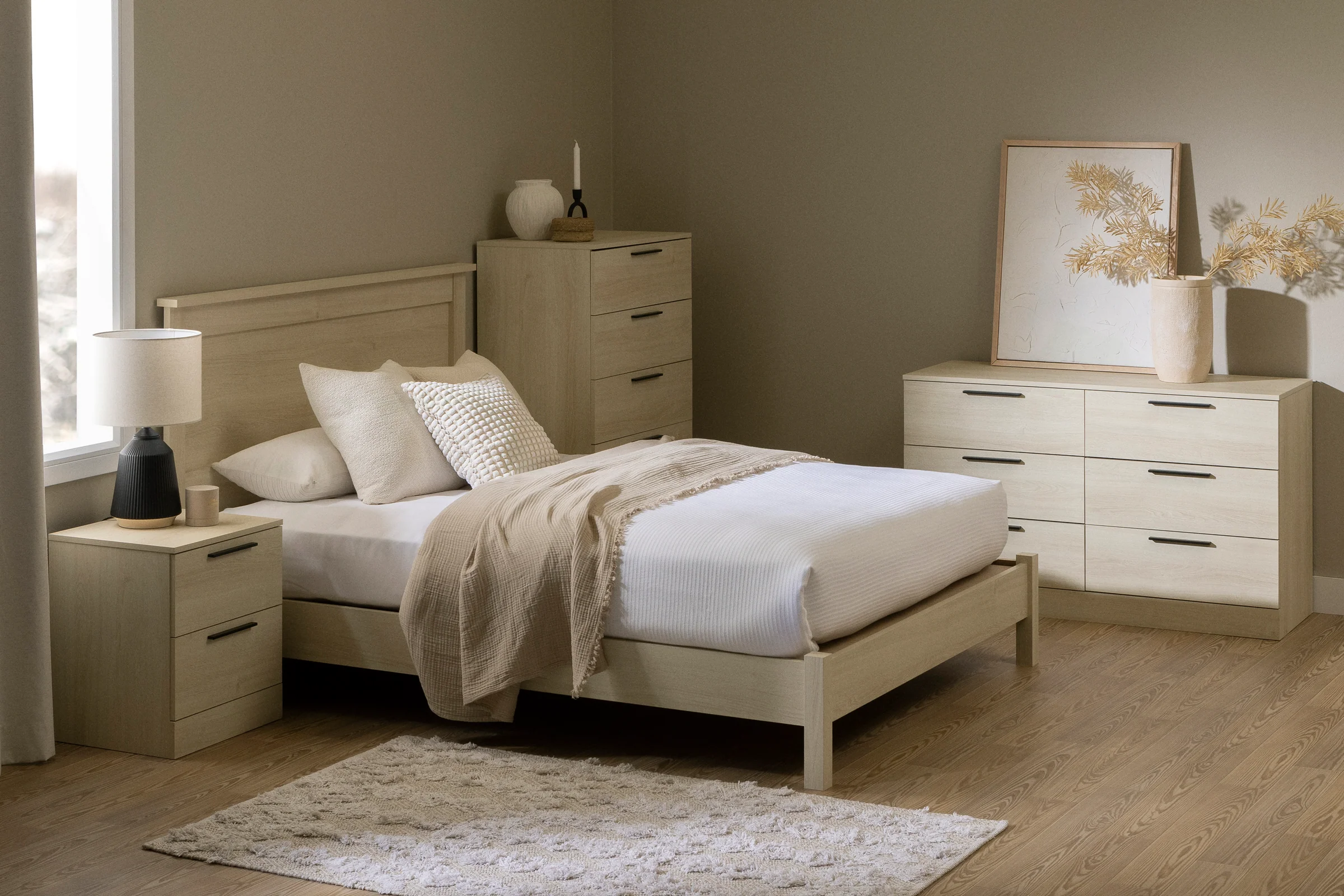 Commode 5 tiroirs Step One Essential - Chêne blanchi – Image 4