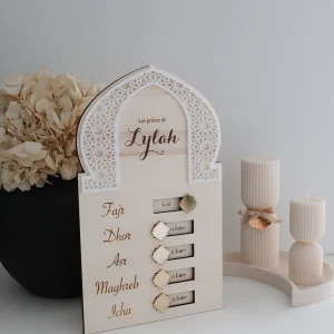 Tableau validation prières