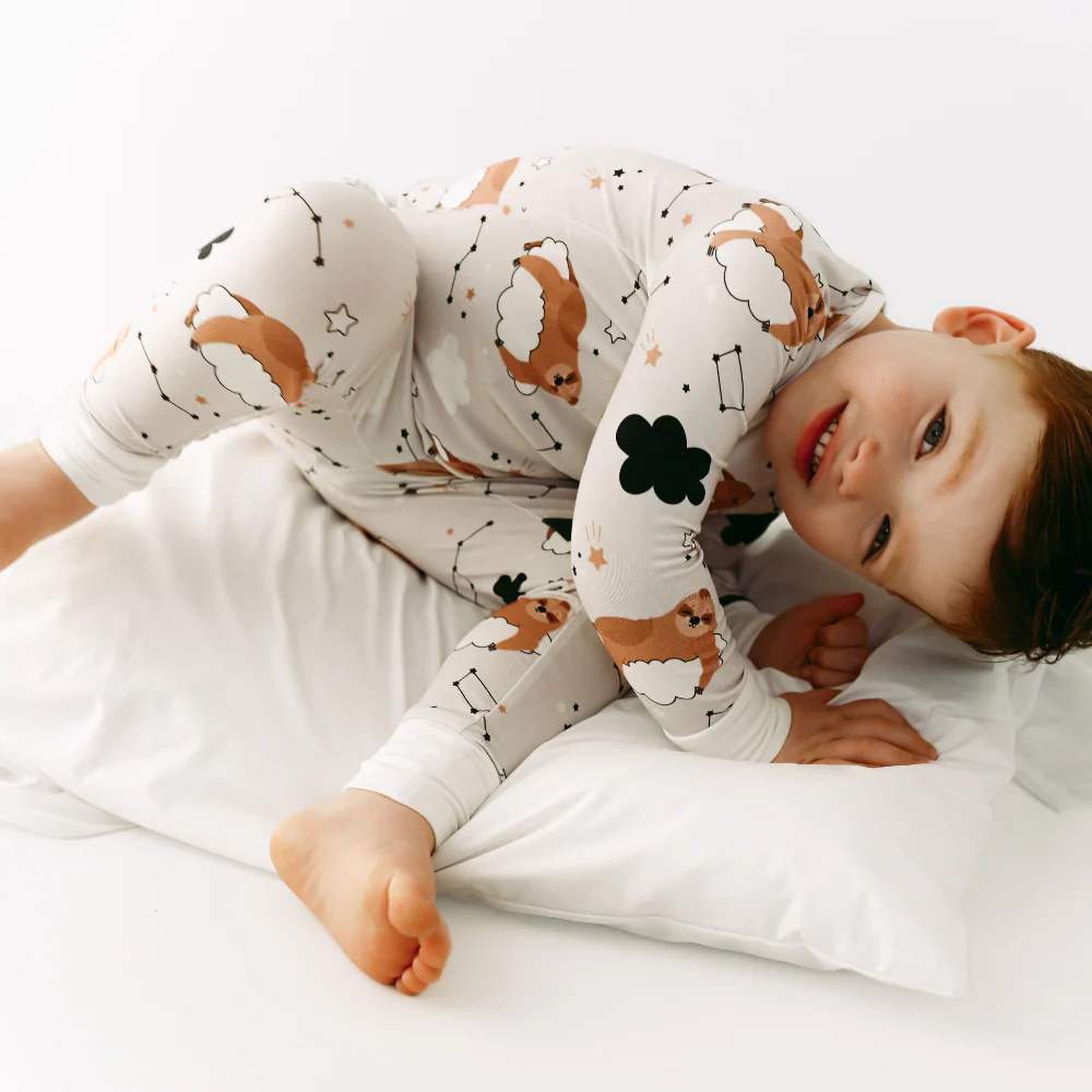 Children's PJ Set Sloth – Image 3