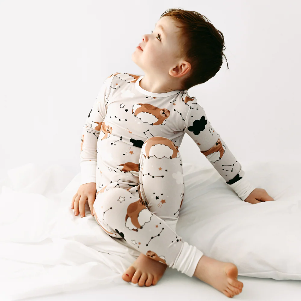 Children's PJ Set Sloth – Image 4