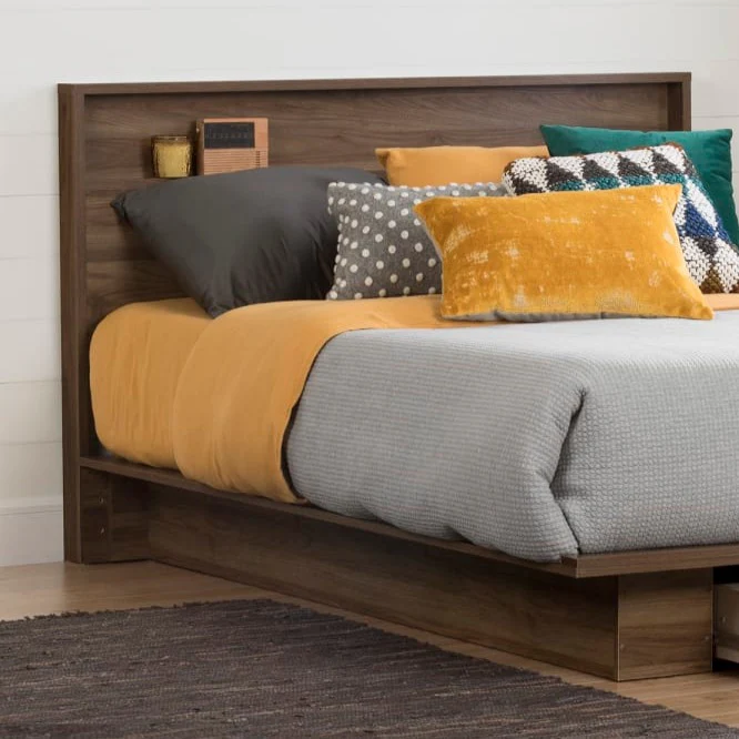 Tête de lit double/queen 54"/60" Holland-Noyer naturel