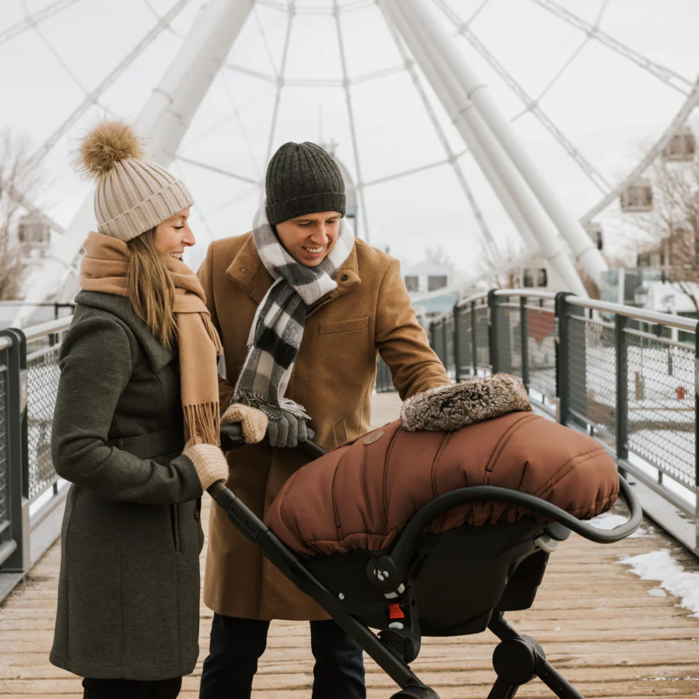 Housse siège d'auto Hiver - Chocolat – Image 3