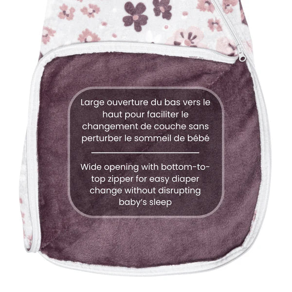 Sac de nuit en peluche - Pensées (1.5 togs) – Image 6