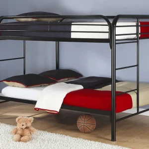 Lits superposés 54"/54" - Noir