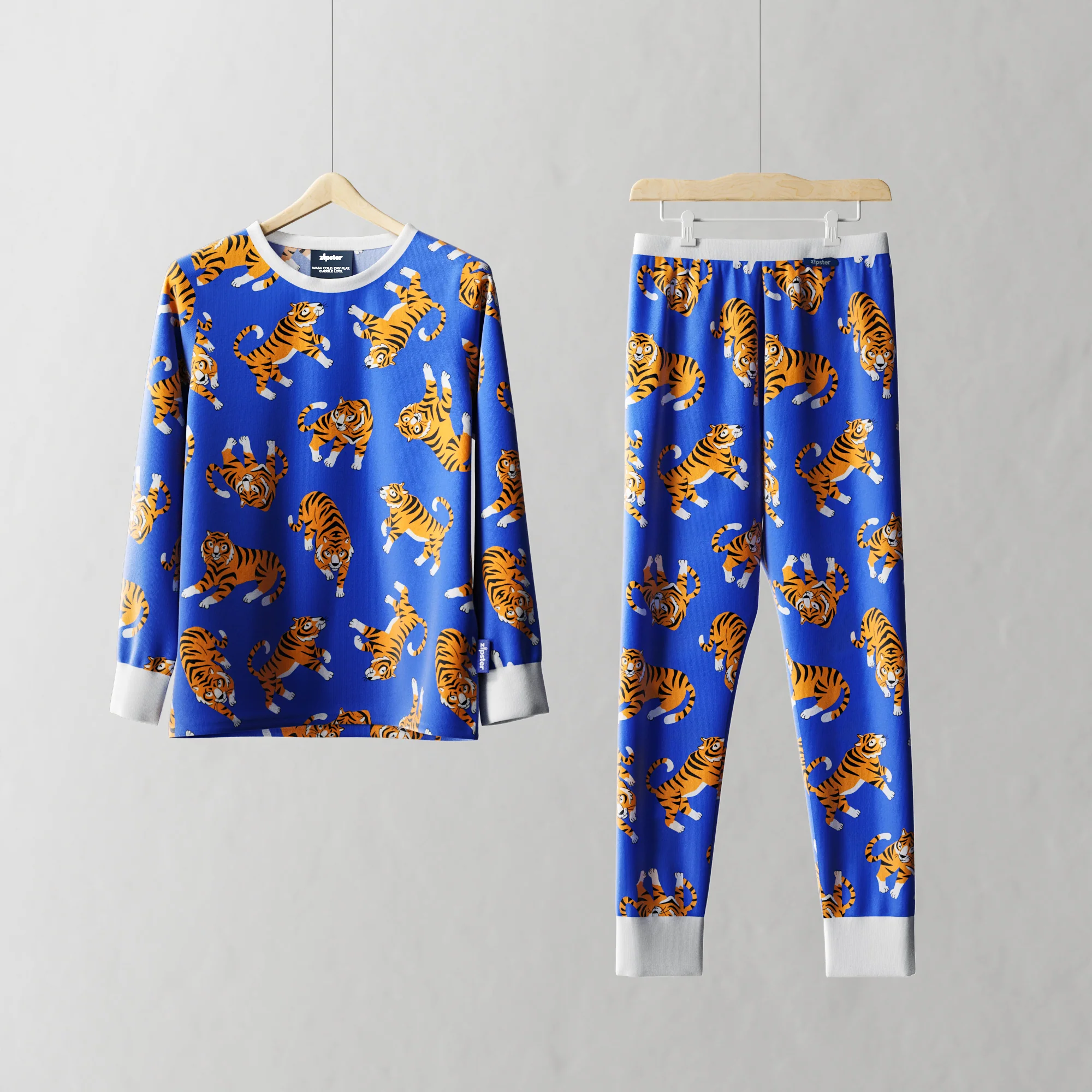 Children's PJ Set Tiger – Image 2