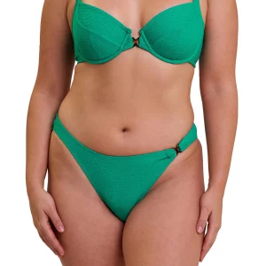 Haut de maillot de bain avec armatures Glamourous Textured Vert Tropical