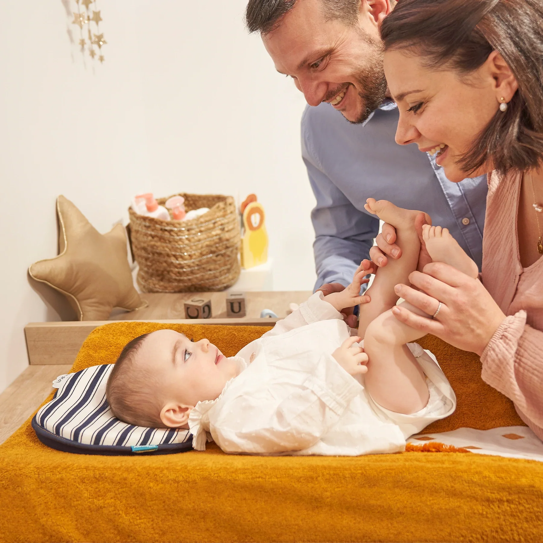 Appuie-tête pour bébé Lovenest - Marine – Image 7