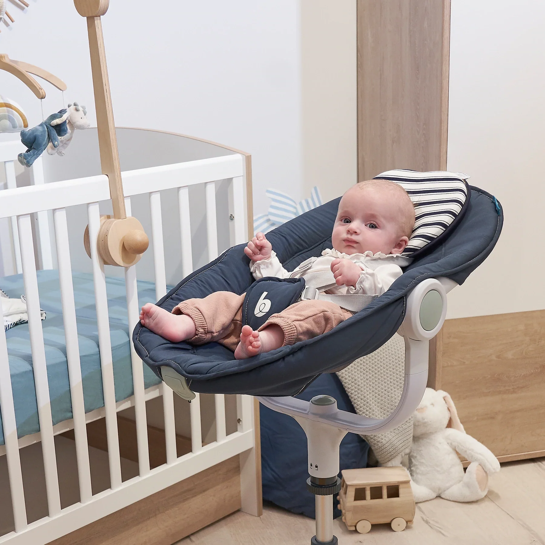 Appuie-tête pour bébé Lovenest - Marine – Image 8