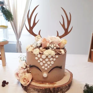 Cake topper Bois de cerf