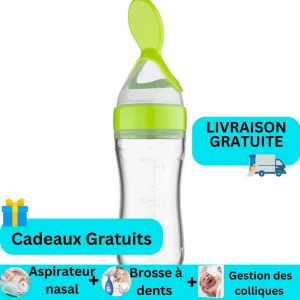 Biberon cuillère pour bébé | EasyBottle™ vert