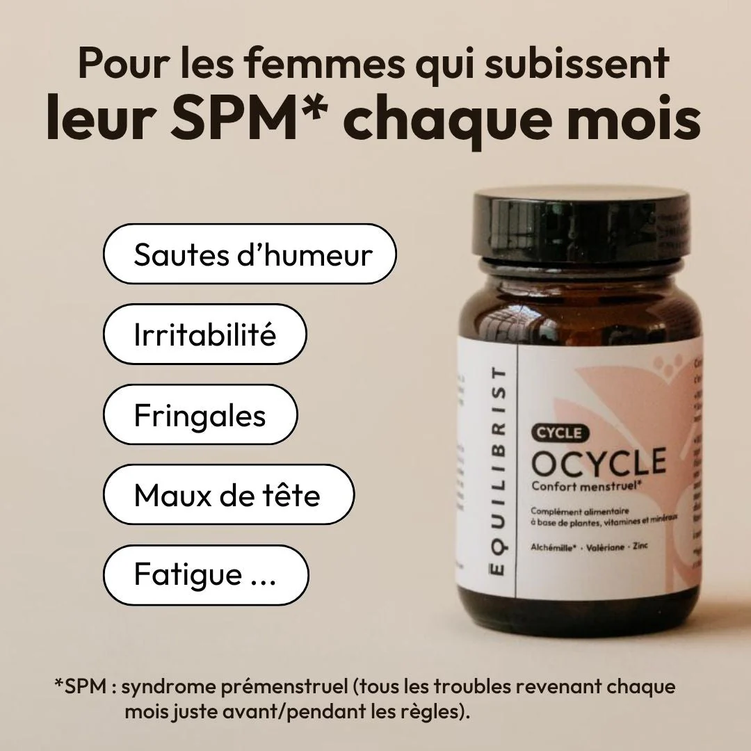 Compléments pour mieux vivre le Syndrome Prémenstruel - OCycle Equilibrist – Image 3