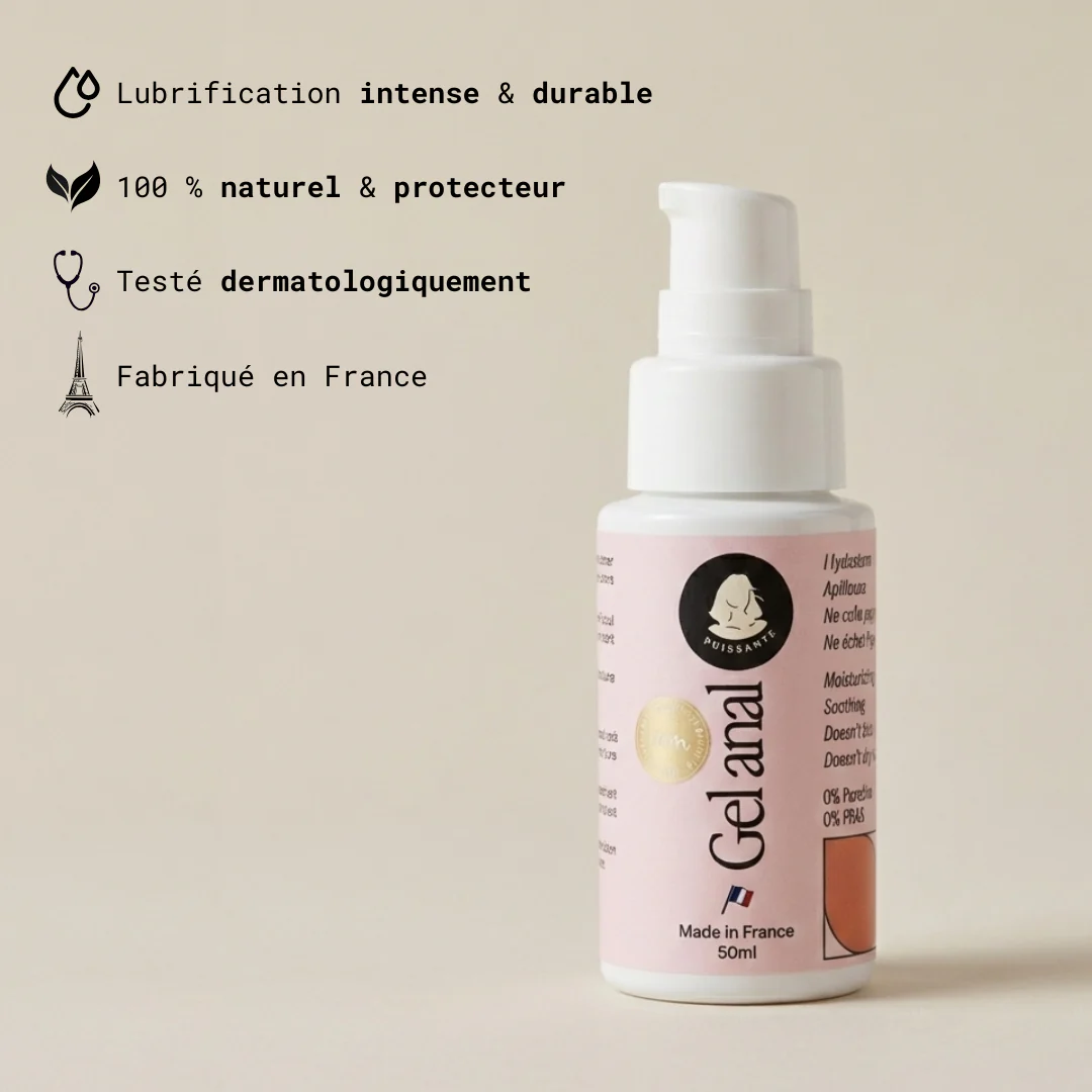 Lubrifiant anal 100% naturel, hydratant et apaisant – Lubrifiant intime Puissante – Image 2
