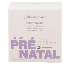 Vitamines prénatales à boire - Goût pêche - Bump Powder Jolly Mama
