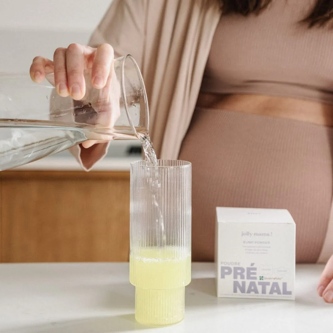 Vitamines prénatales à boire - Goût pêche - Bump Powder Jolly Mama – Image 4