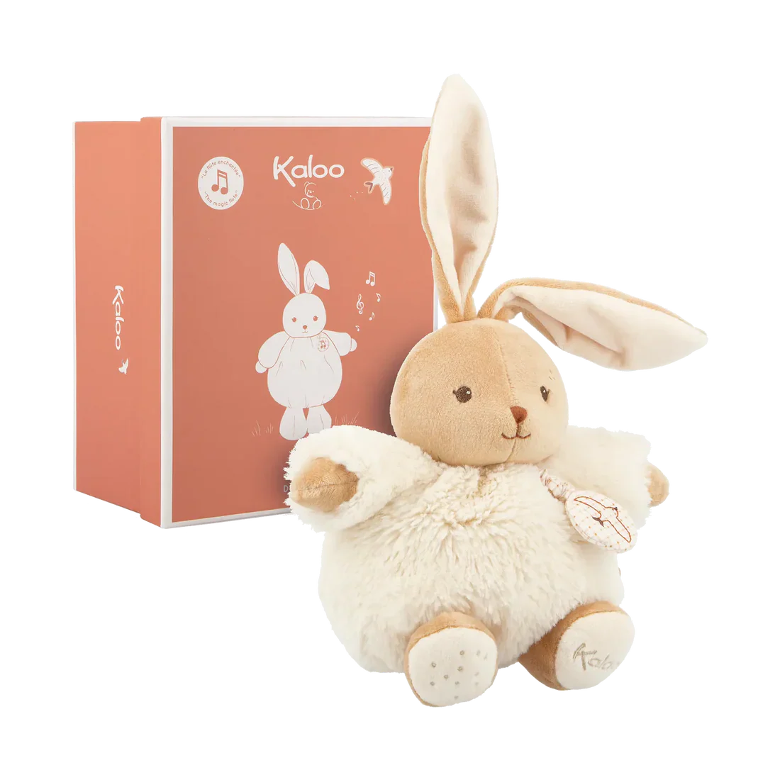 Peluche Lapin Musical Crème Intemporel 17cm