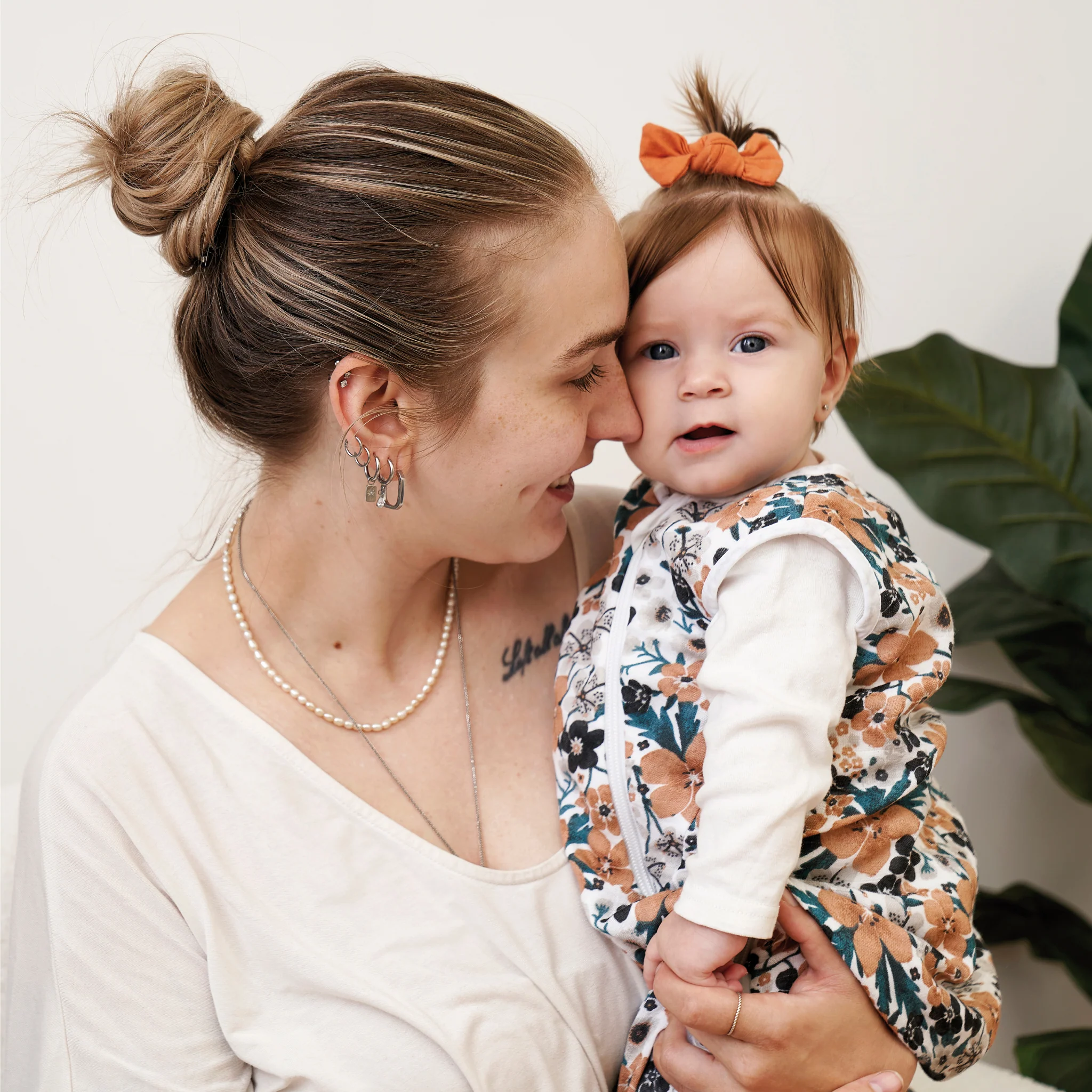 Sac de nuit en mousseline de coton - Bouquet (0,7 tog) – Image 6