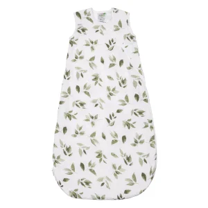 Sac de nuit en mousseline de coton - Feuilles (0,7 tog)