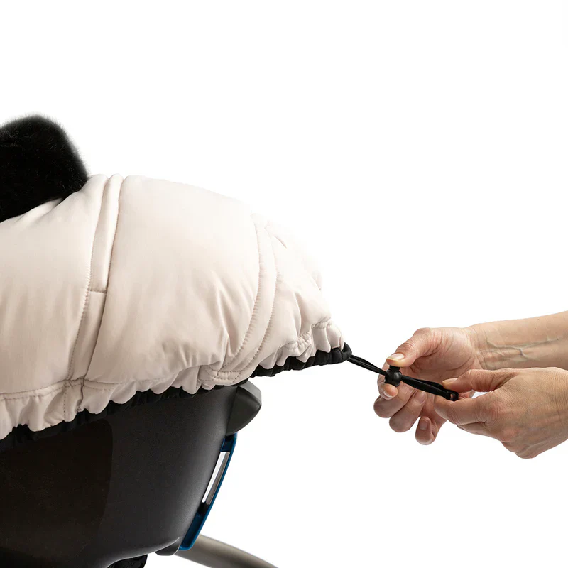 Ensemble de luxe : housse 3 saisons pour siège d'auto & fond isolant - Dune – Image 5