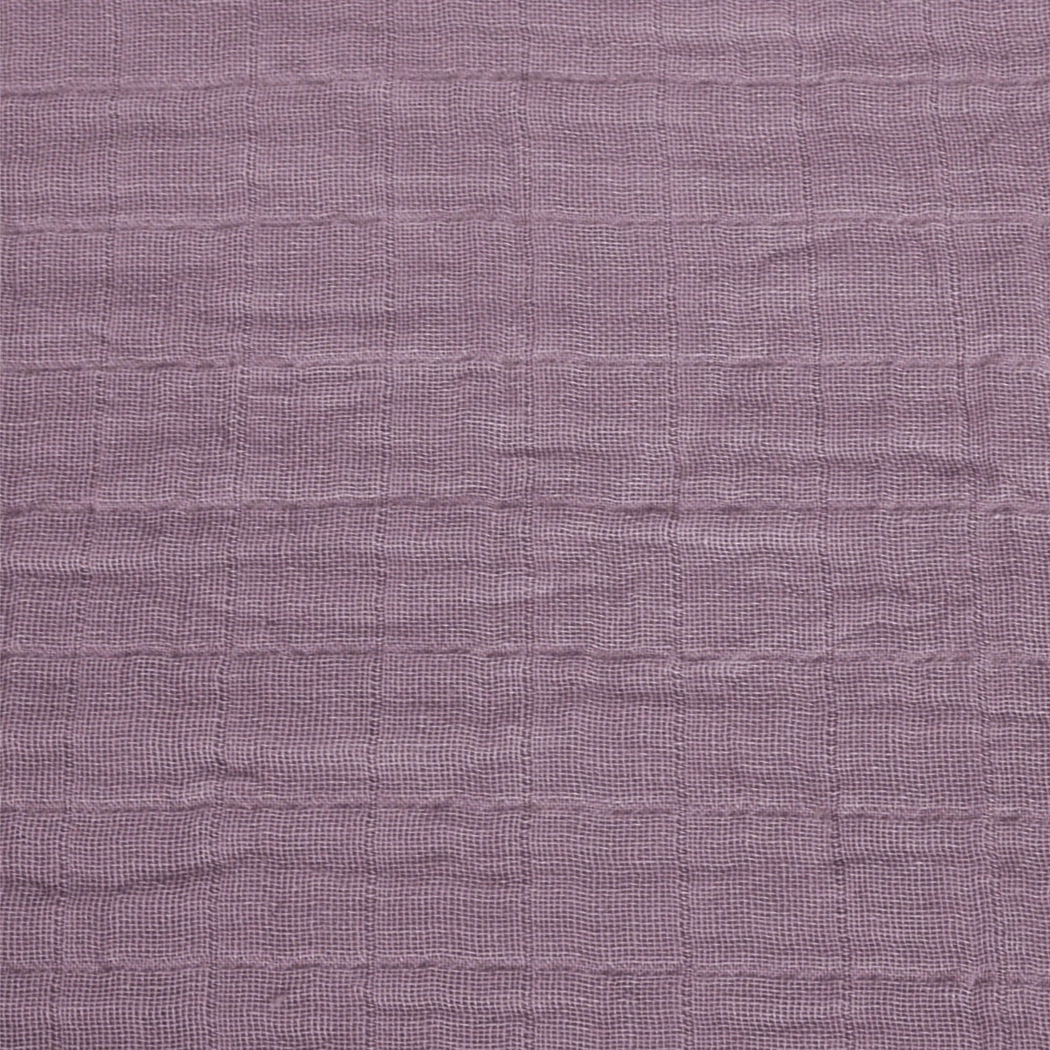 Drap contour en mousseline - Prune – Image 2