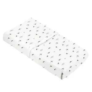 Housse pour matelas à langer percale avec ouverture pour sangles - Soleil