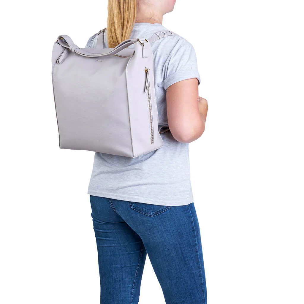 Sac à couches Lucia - Gris blush – Image 8