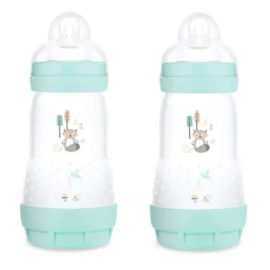 Ensemble de 2 Biberons Anti-Colique 9oz - Bleu