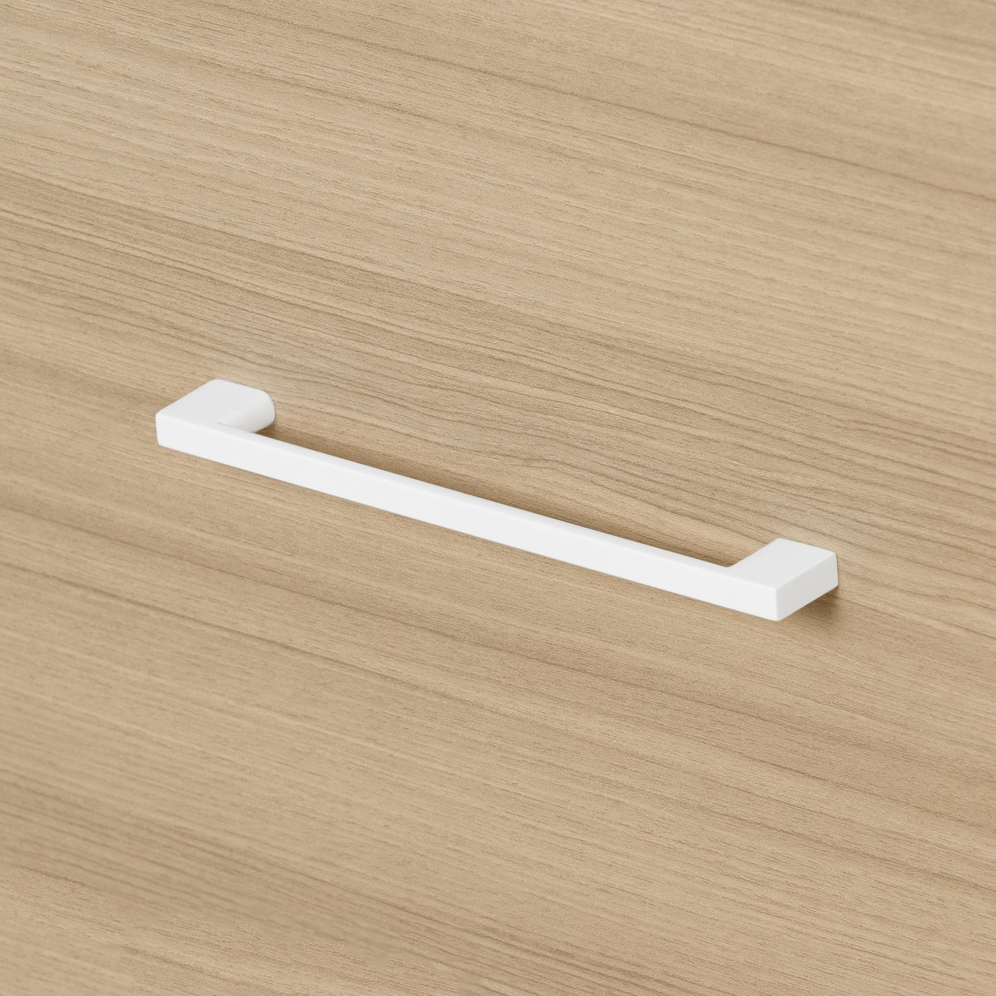 Bureau double 6 tiroirs Munich - Blanc et Orme naturel – Image 5