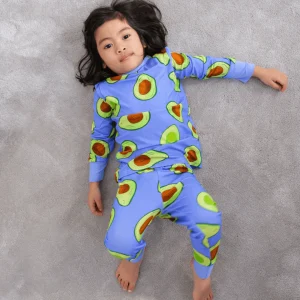 Children's PJ Set Avocado