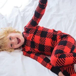 Children's PJ Set Plaid