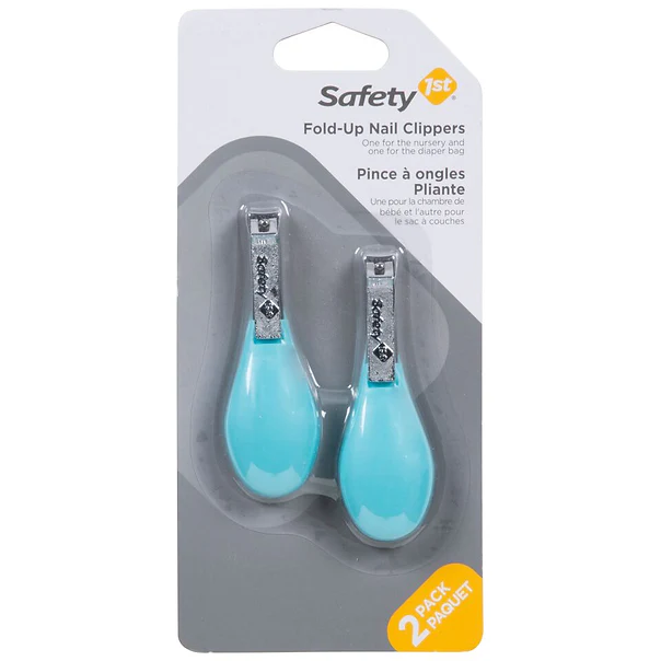 Paquet de 2 coupe-ongles pliable