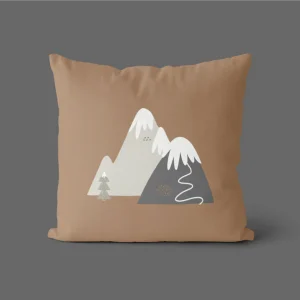 Coussin décoratif - Nuit enneigée