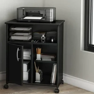 Rangement à imprimante Axess - Noir solide