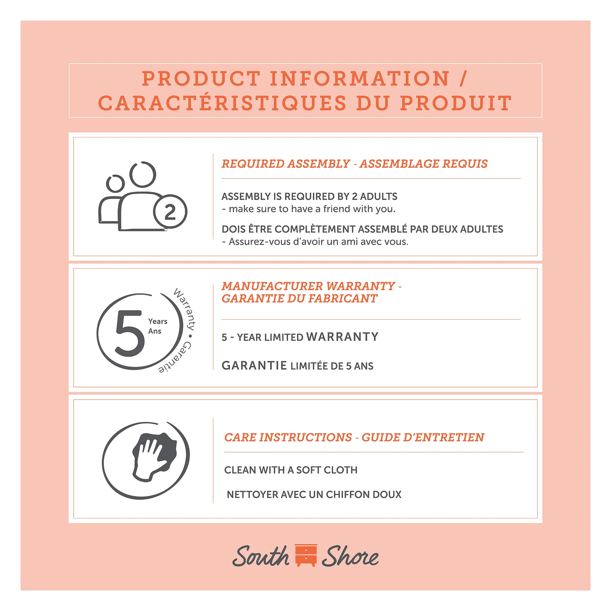 Tête de lit double/queen 54"/60" Holland-Noyer naturel – Image 7