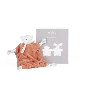 Doudou Plume - Ourson Corail