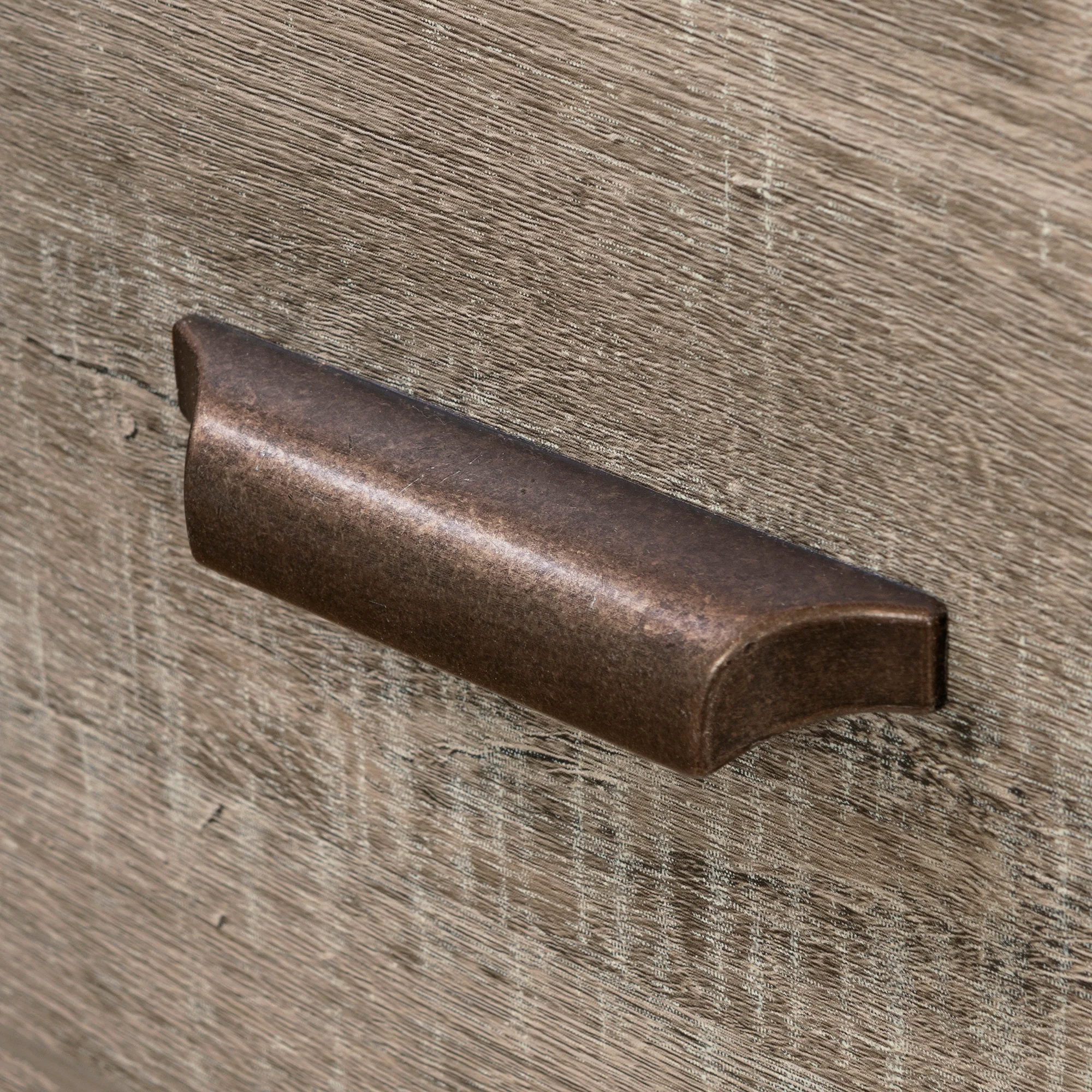 Bureau de travail avec huche Versa - Chêne vieilli – Image 4