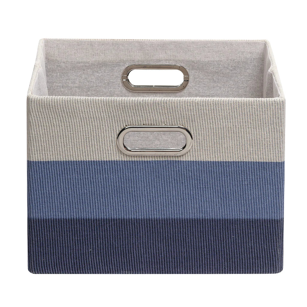 Panier de rangement - Bleu ombré – Image 2