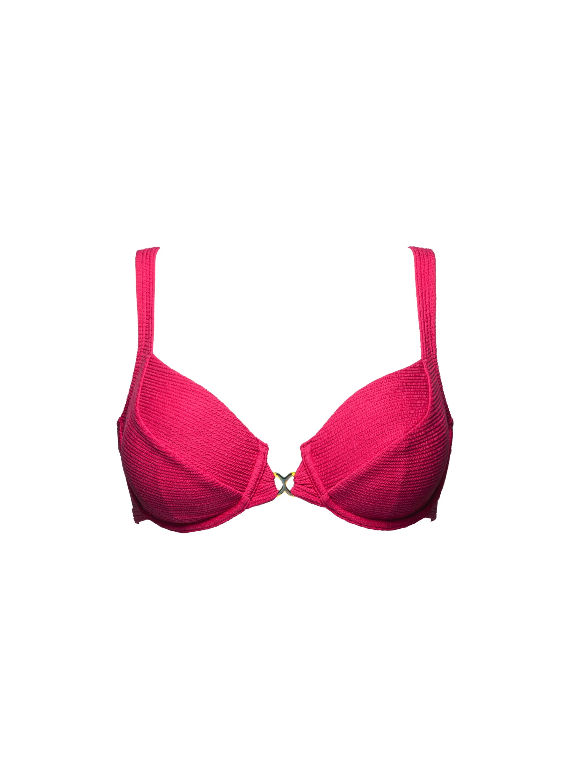 Haut de maillot de bain avec armatures Glamourous Textured Cerise – Image 7