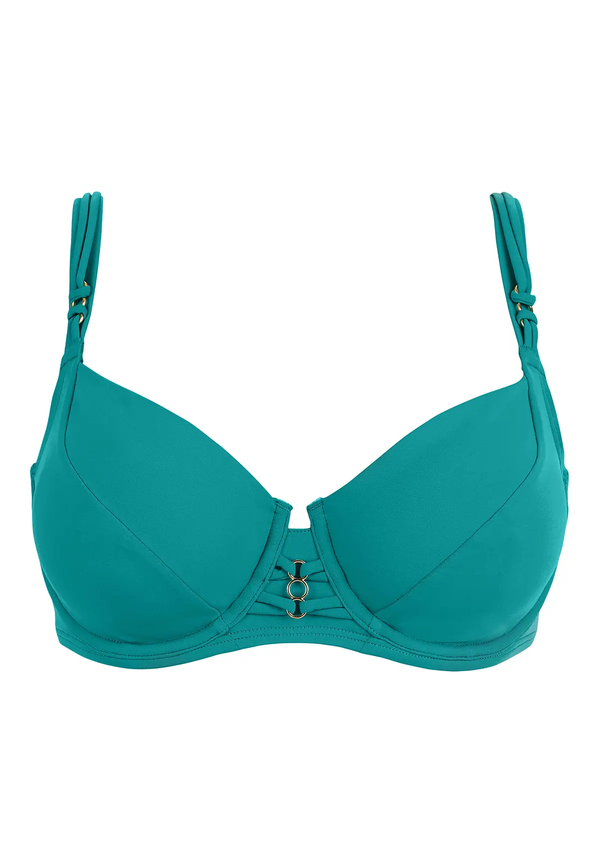 Haut de maillot de bain avec armatures Moorea Bleu Gazon – Image 8