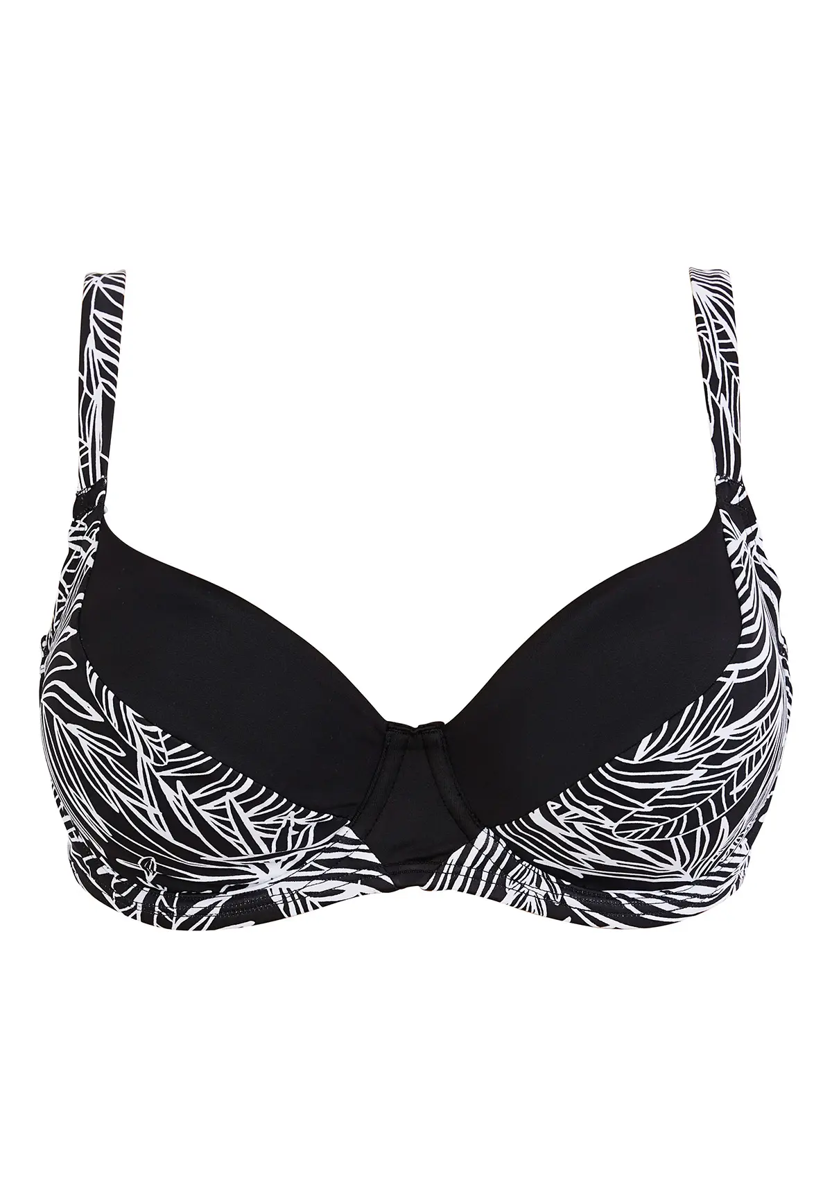 Haut de maillot de bain avec armatures Seychelles Imprimé Palmier Graphique – Image 8