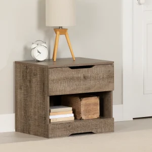 Table de chevet 1 tiroir Holland-Chêne vieilli