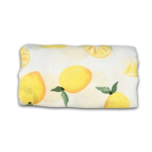 Lemons Muslin Blanket