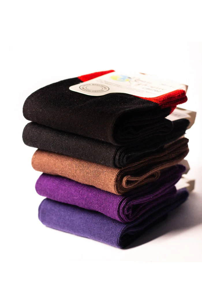 Lot de 10 paires de chaussettes en coton bio