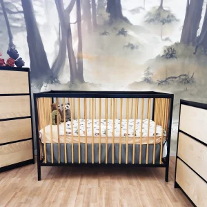 Bassinette N200 - Noir et Naturel