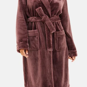 Peignoir polaire Dream Rose Taupe