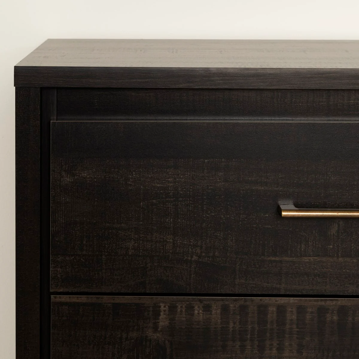 Bureau double 6 tiroirs Gravity - Noir antique – Image 5