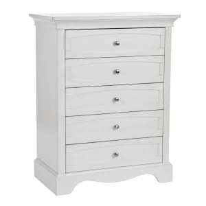Commode 5 tiroirs Ragusa - Vintage White