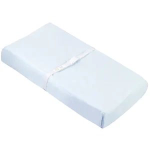 Housse pour matelas à langer avec ouverture pour sangles - Bleu